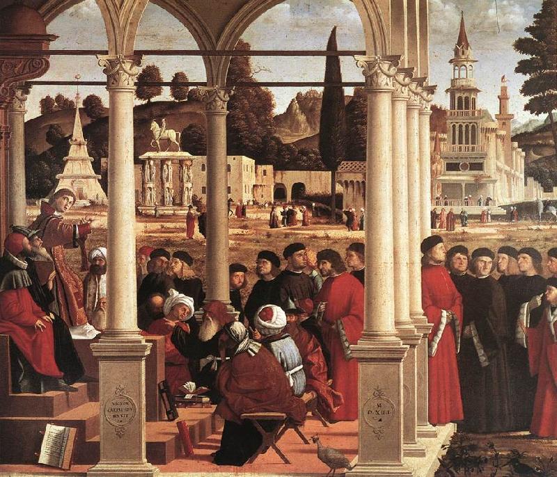 CARPACCIO, Vittore Disputation of St Stephen  fgh oil painting image